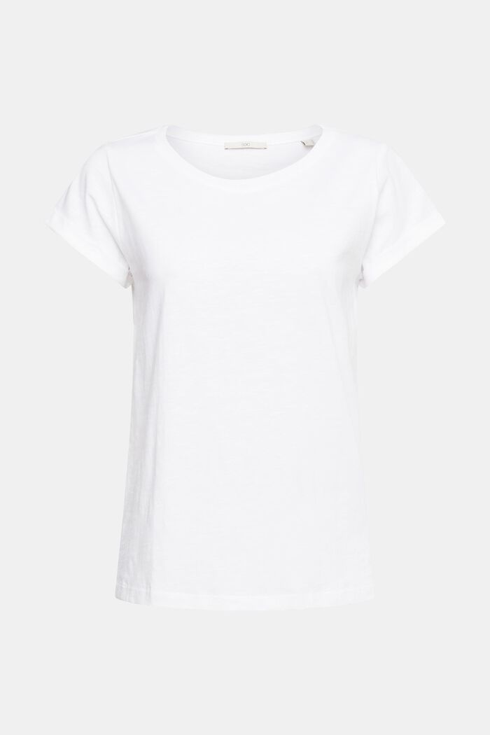 Enfärgad T-shirt, WHITE, detail image number 2