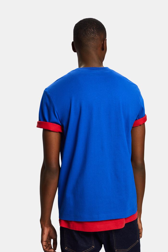 T-shirt med logo, unisexmodell, BRIGHT BLUE, detail image number 2