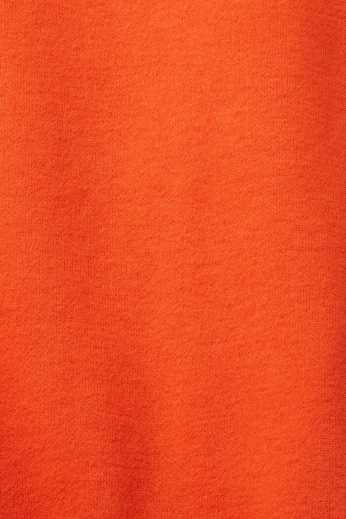 Tröja i fleece, BRIGHT ORANGE, detail image number 5