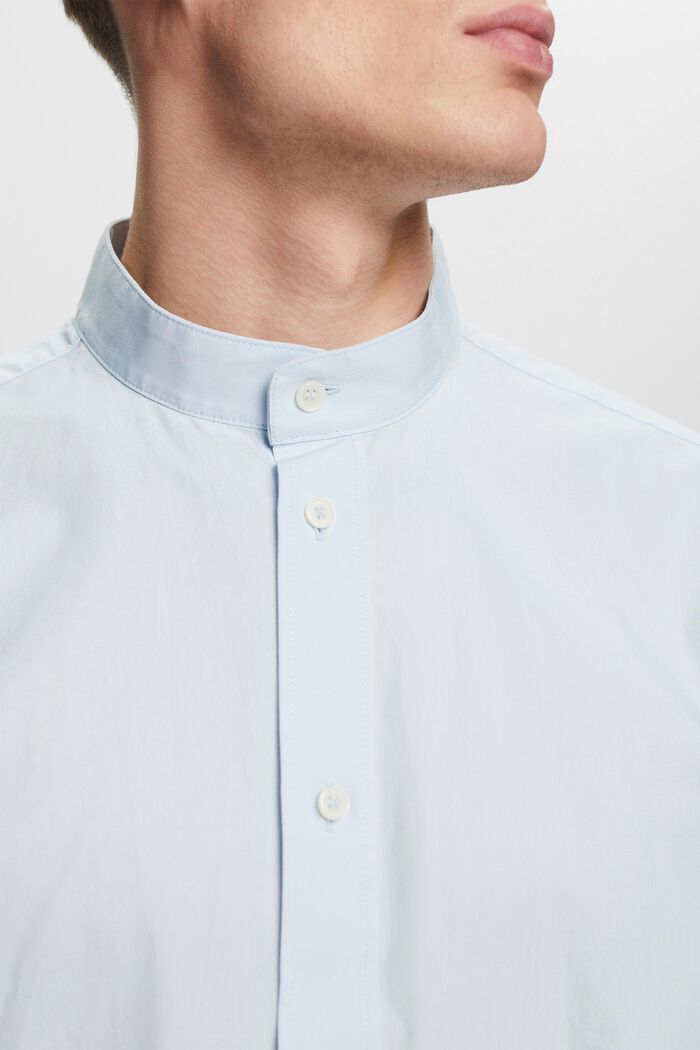 Skjorta med ståkrage, LIGHT BLUE, detail image number 3