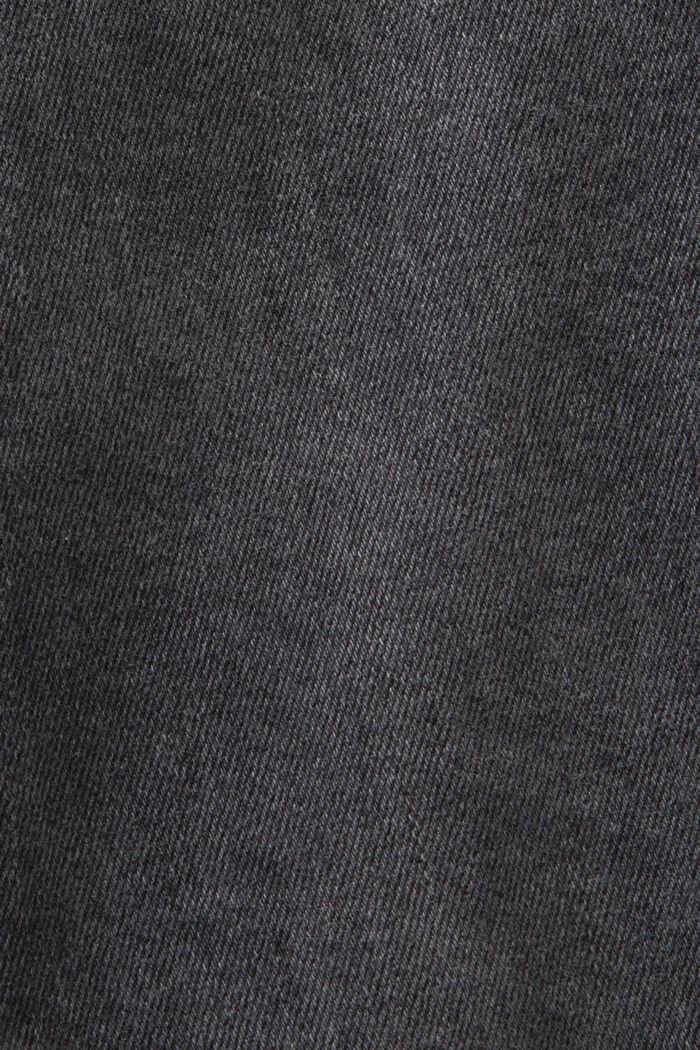 Smala jeans med medelhög midja, BLACK DARK WASHED, detail image number 6