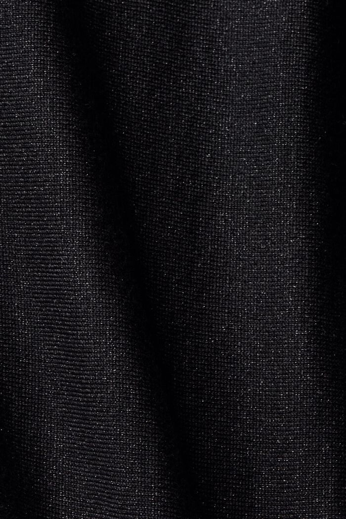 Glittrande tröja, LENZING™ ECOVERO™, BLACK, detail image number 1