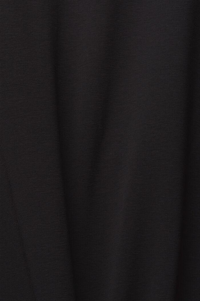Jerseykjol med dragsko, BLACK, detail image number 1