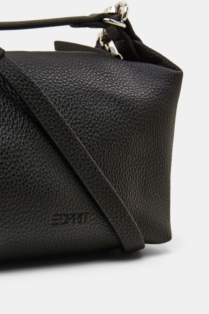 Miniväska i veganskt läder, BLACK, detail image number 1