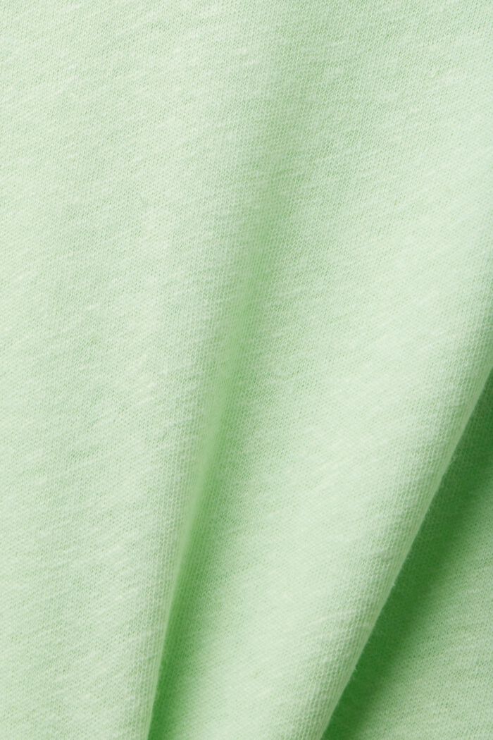 V-ringat linne, CITRUS GREEN, detail image number 5