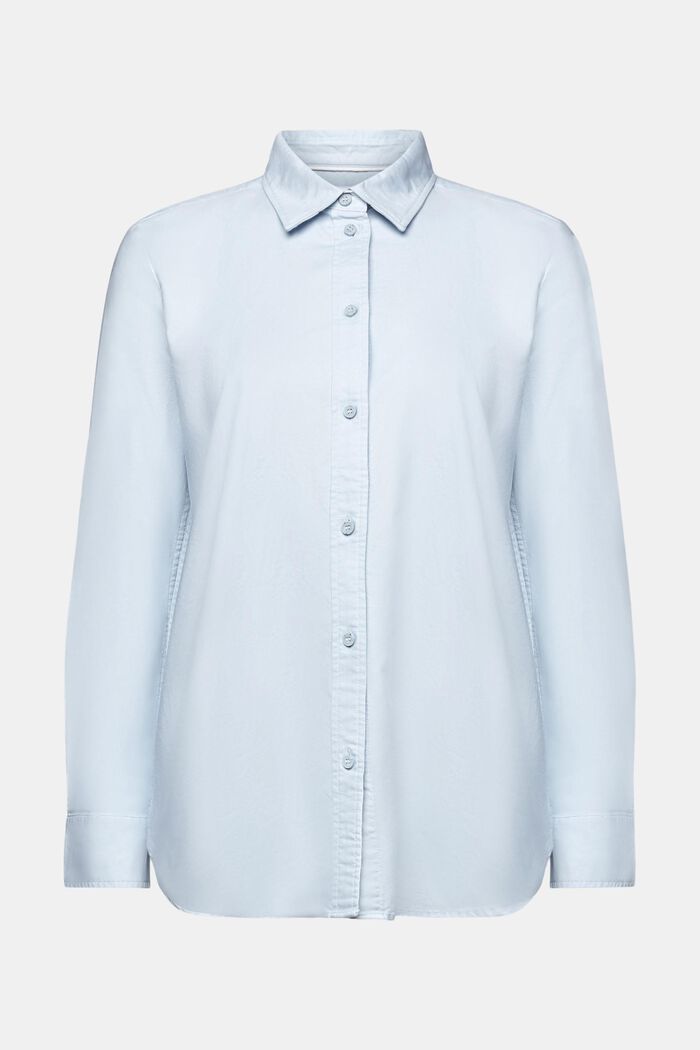 Oxford-skjortblus, LIGHT BLUE, detail image number 6