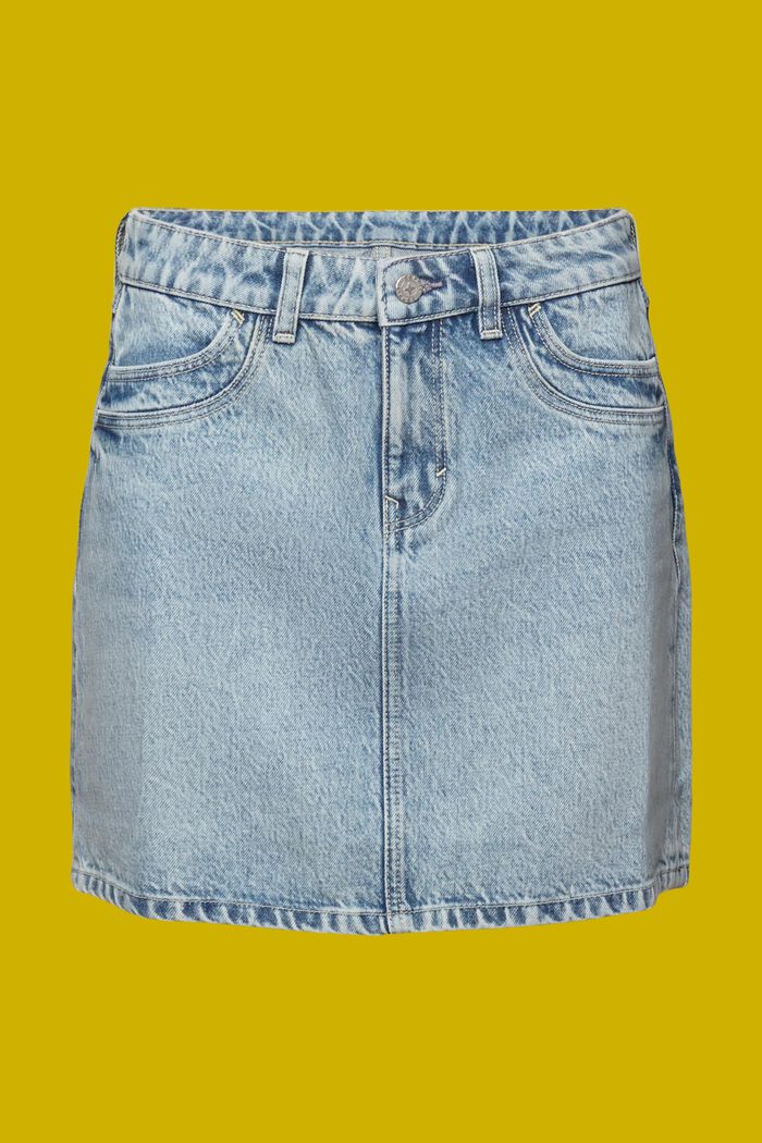 Kort jeanskjol, TENCEL™, BLUE BLEACHED, detail image number 6