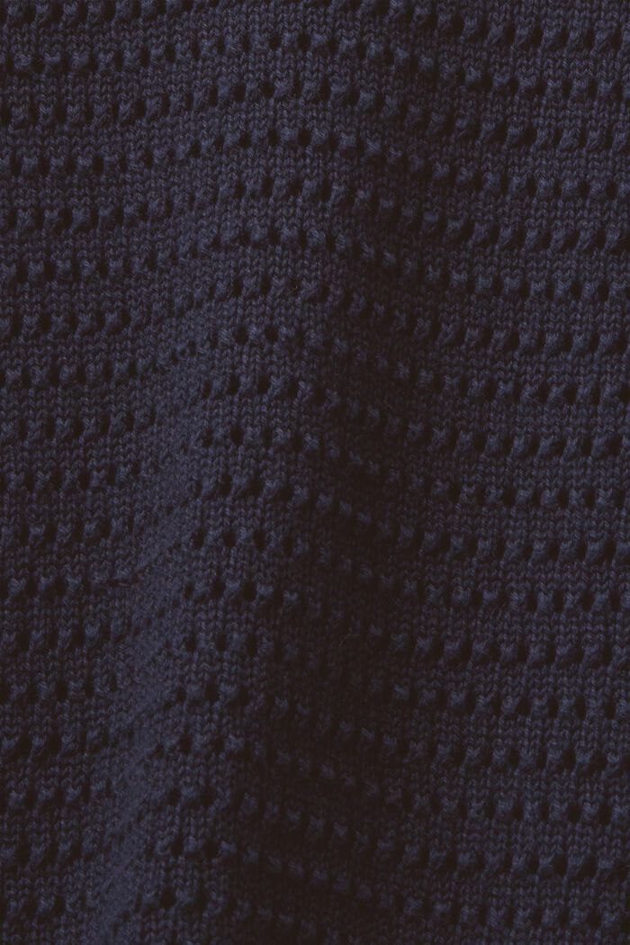 Kortärmad tröja i mesh, NAVY, detail image number 5