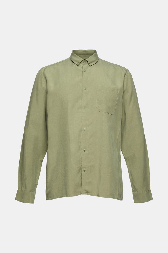 Med linne: button down-skjorta