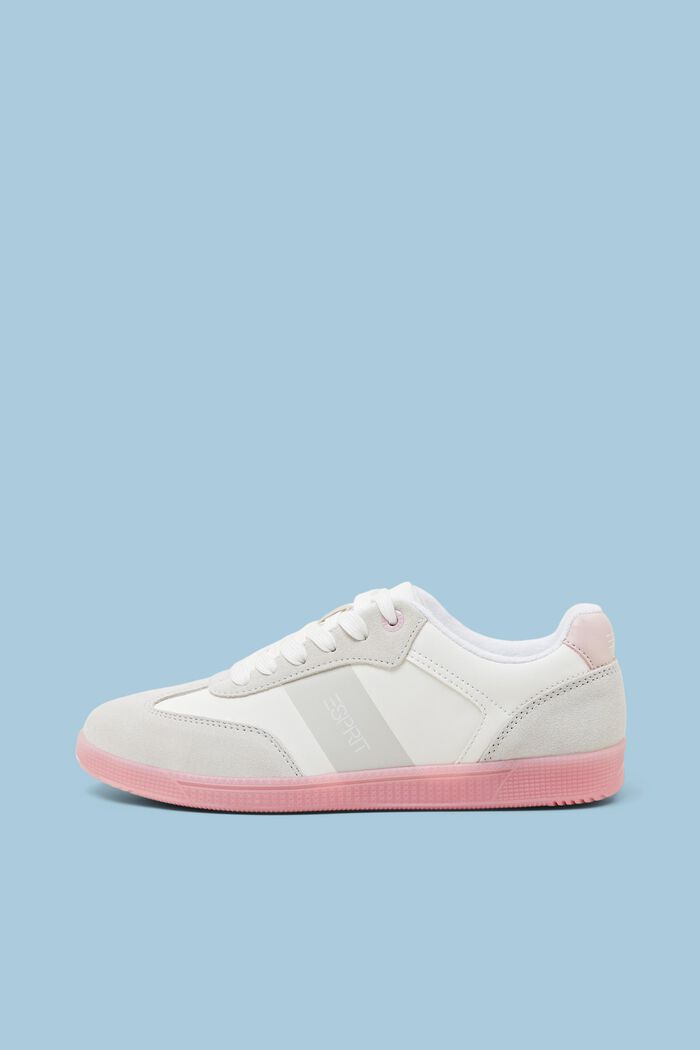 Sneakers i materialmix, PASTEL PINK, detail image number 0