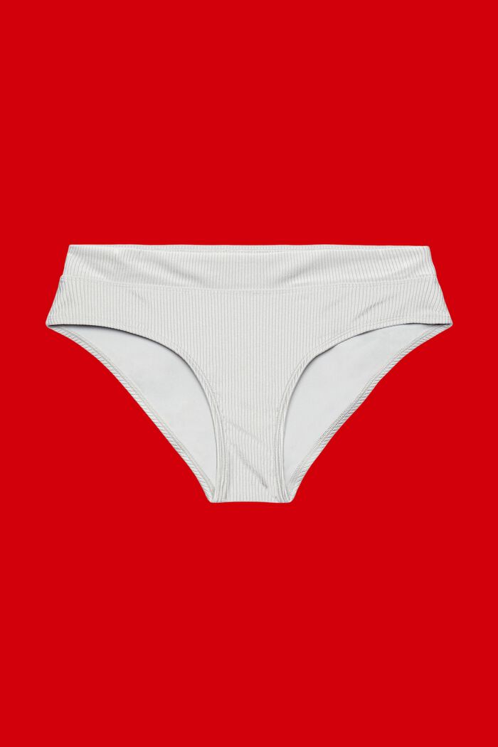 Silver beach bikinitrosa med medelhög midja, SILVER, detail image number 3