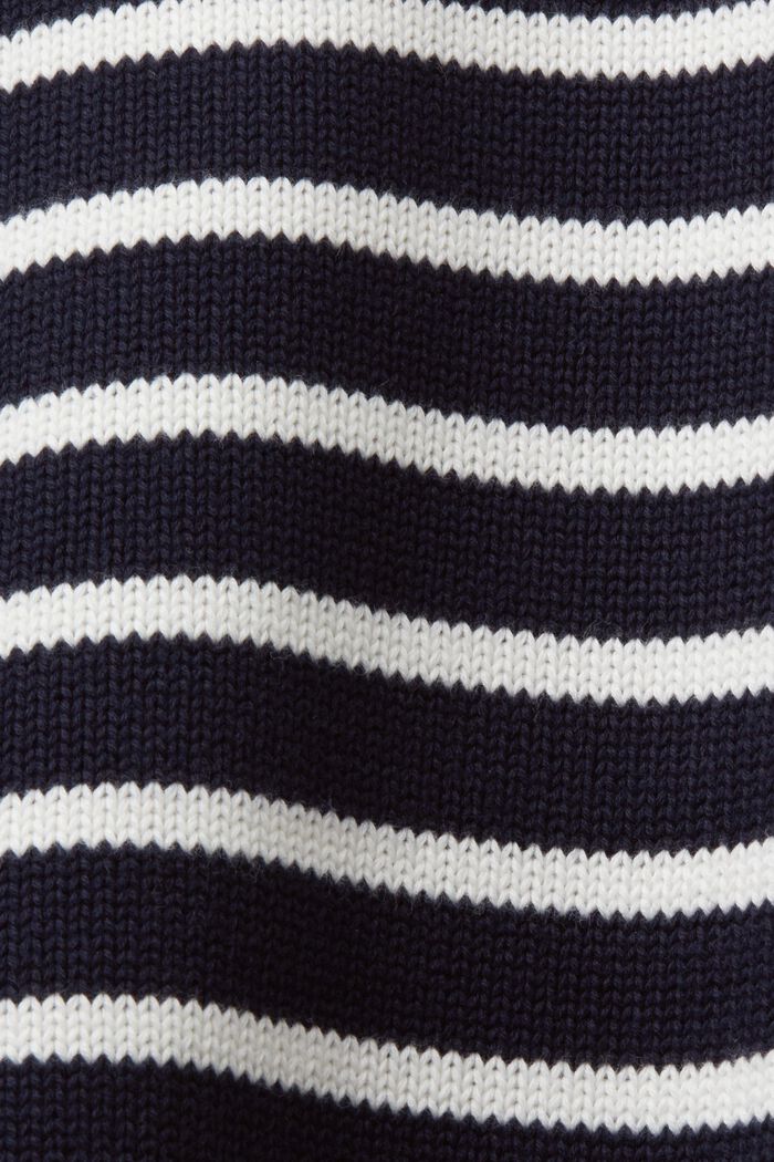Randig tröja, 100 % bomull, NAVY, detail image number 5
