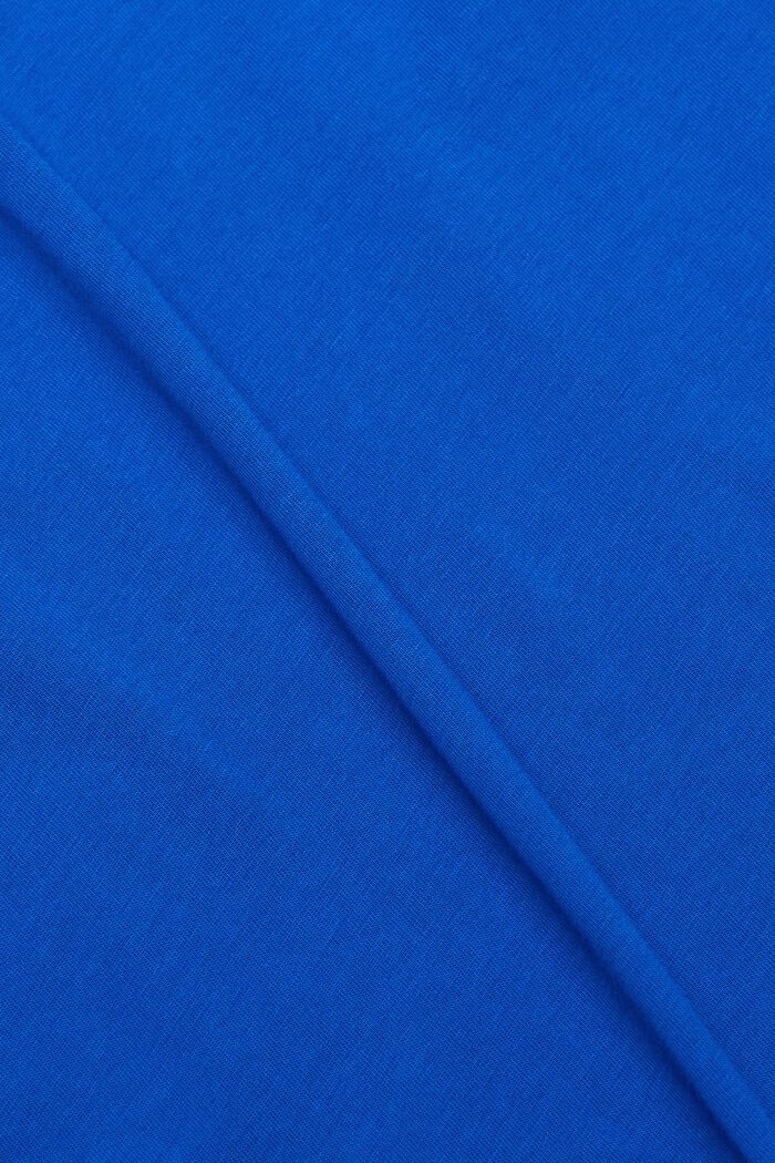 Tenniströja med melerad krage, BRIGHT BLUE, detail image number 5
