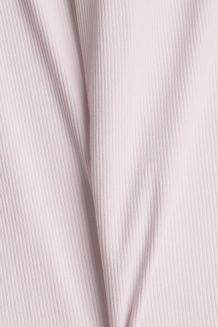 Pyjamasbyxa av ribbad jersey, PASTEL PINK, detail image number 4