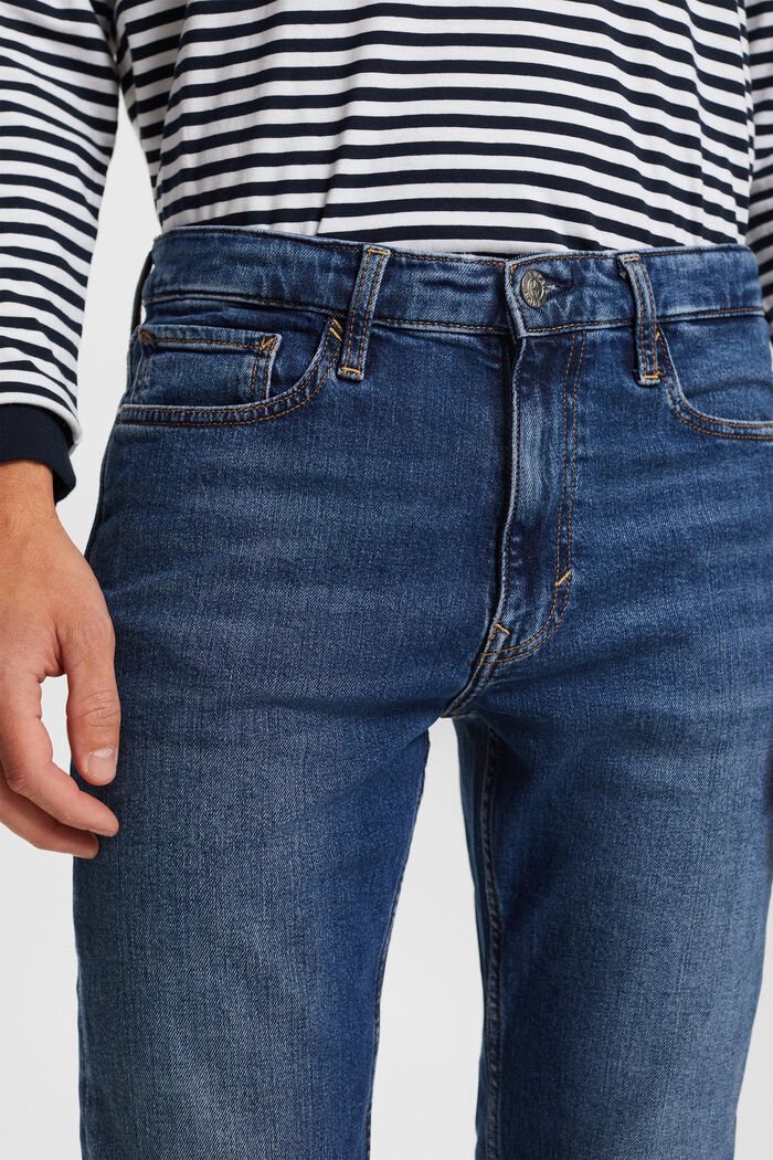 Återvunnet: straight fit jeans, BLUE MEDIUM WASHED, detail image number 2
