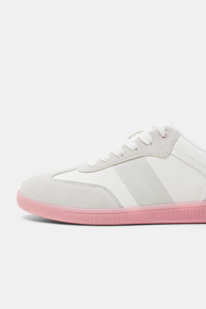 Sneakers i materialmix, PASTEL PINK, detail image number 3