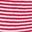 Randiga strumpor med rullkant, ekologisk bomull, RED/ROSE, swatch