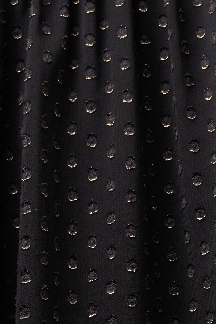 Midiklänning med guldstänk, BLACK, detail image number 6