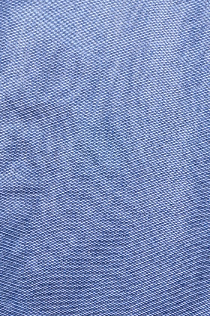 Button down-skjorta i bomullspoplin, BRIGHT BLUE, detail image number 4