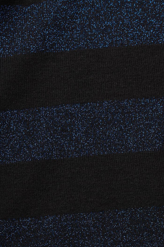 Randigt linne i lamé, BRIGHT BLUE, detail image number 5