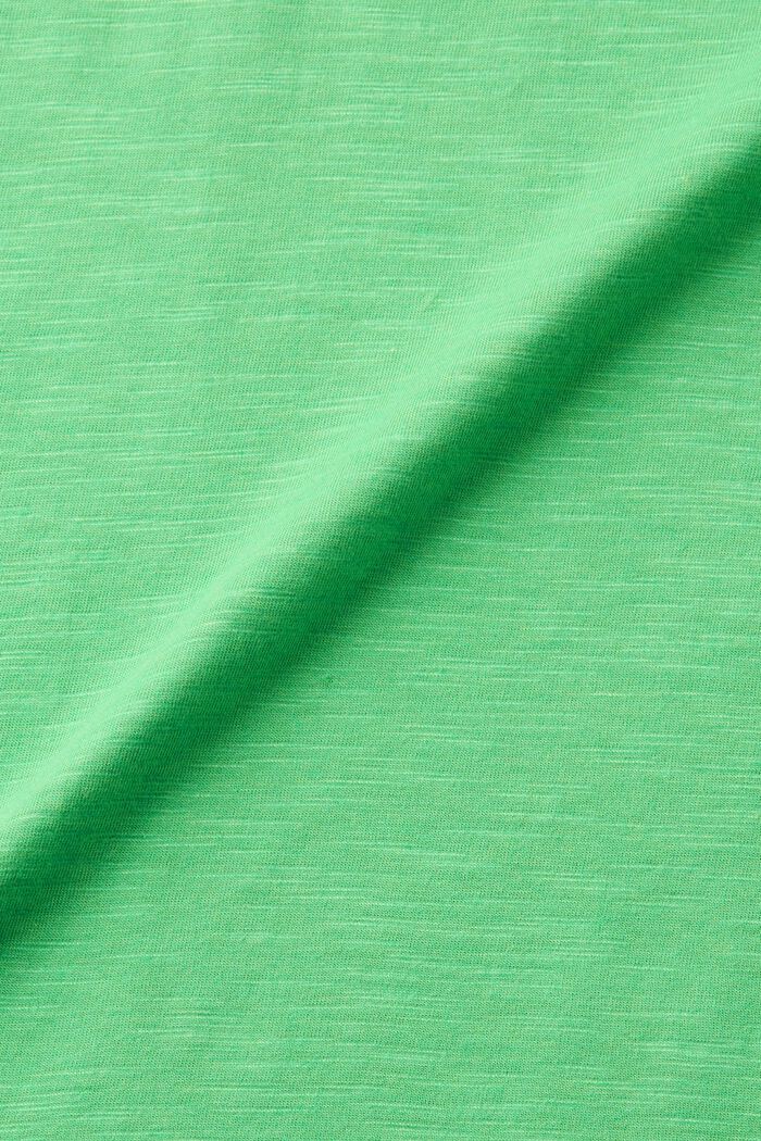 T-shirt med rullkant, GREEN, detail image number 5