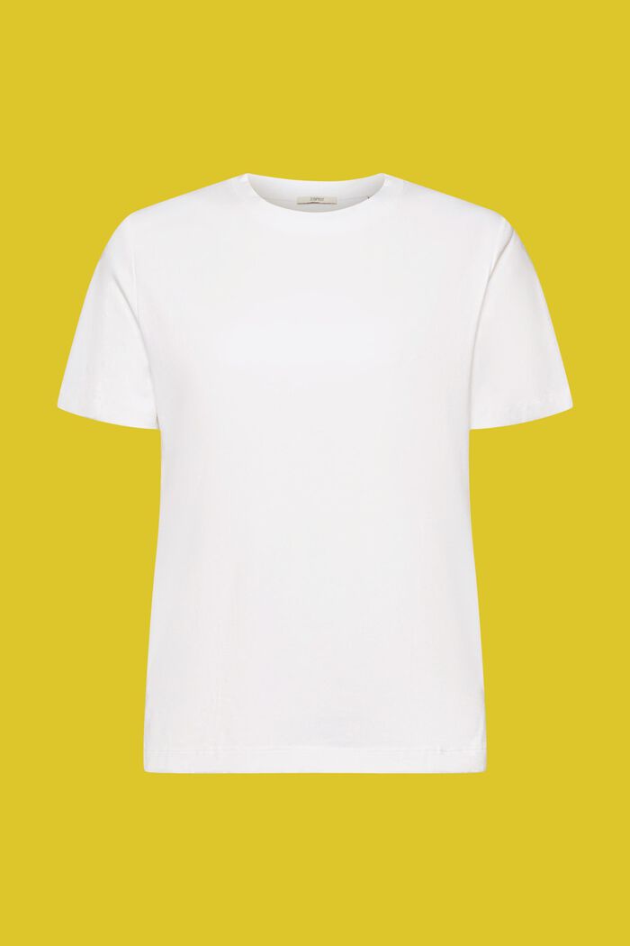 T-shirt i bomullsblandning, WHITE, detail image number 7