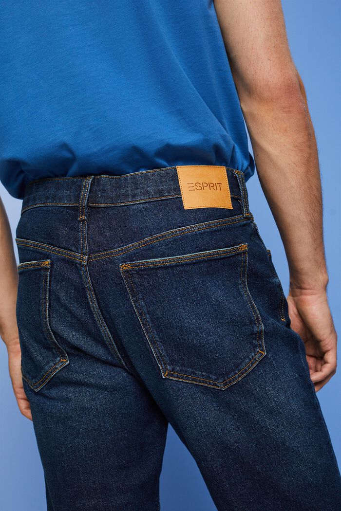 Jeans-bermudashorts, BLUE DARK WASHED, detail image number 4