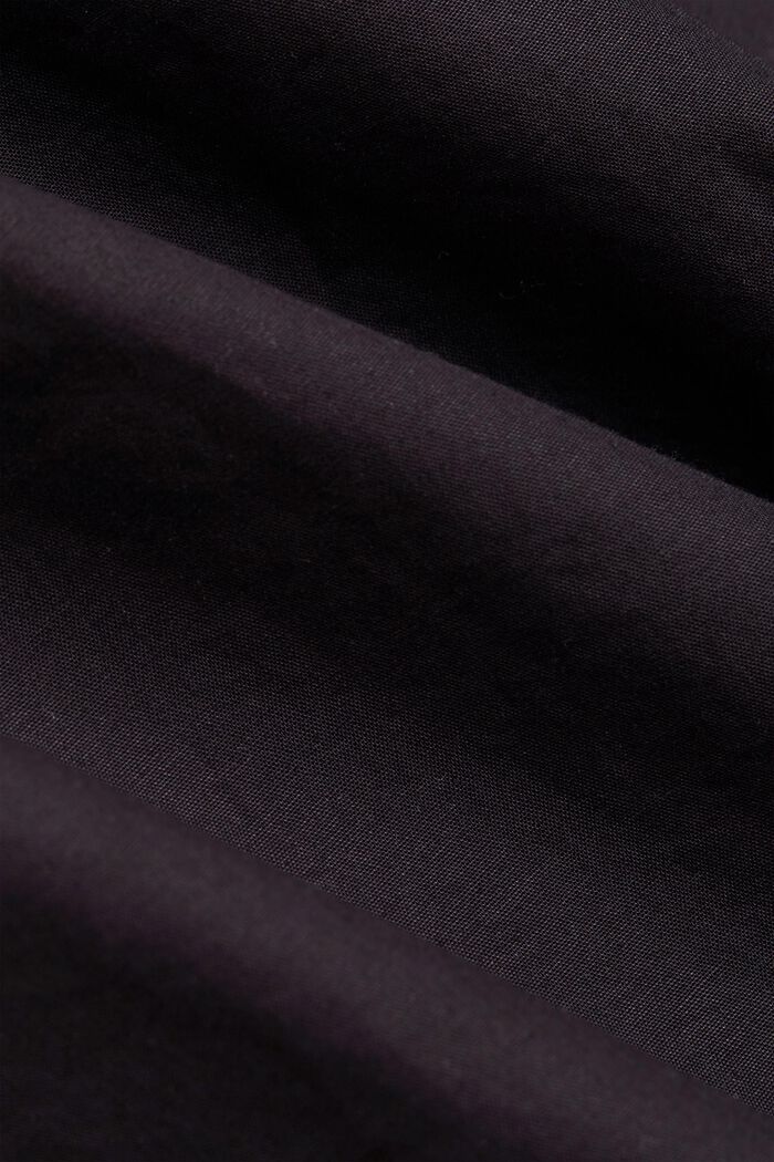 Skjorta i 100% pima-ekobomull, BLACK, detail image number 4