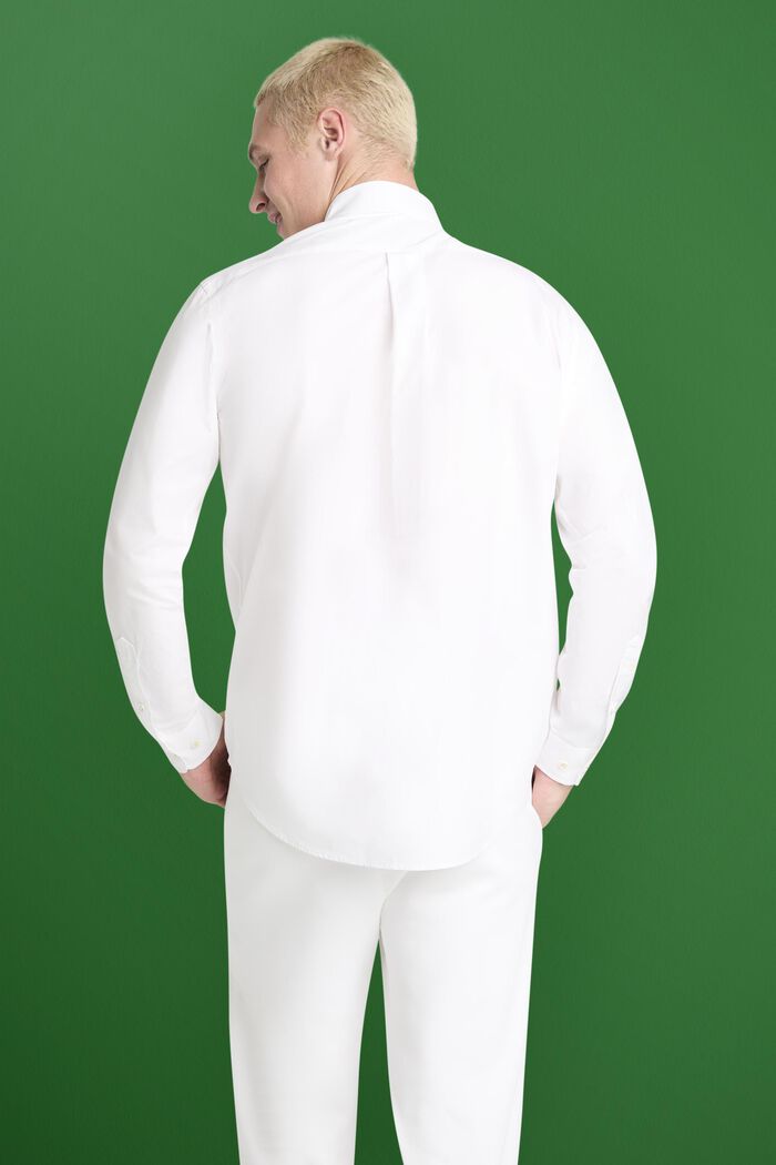 Poplinskjorta i bomull, WHITE, detail image number 1