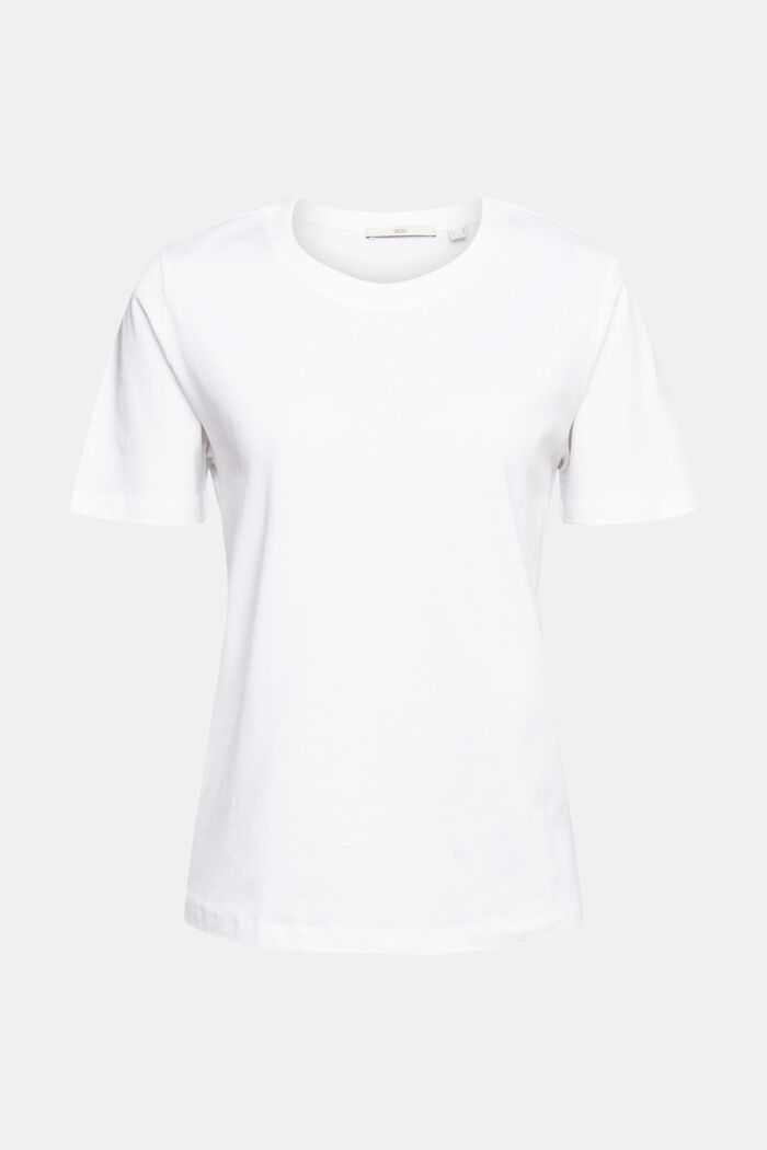 Enfärgad T-shirt, WHITE, detail image number 2