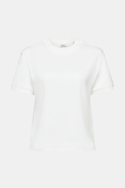 Kortärmad T-shirt med rund ringning
