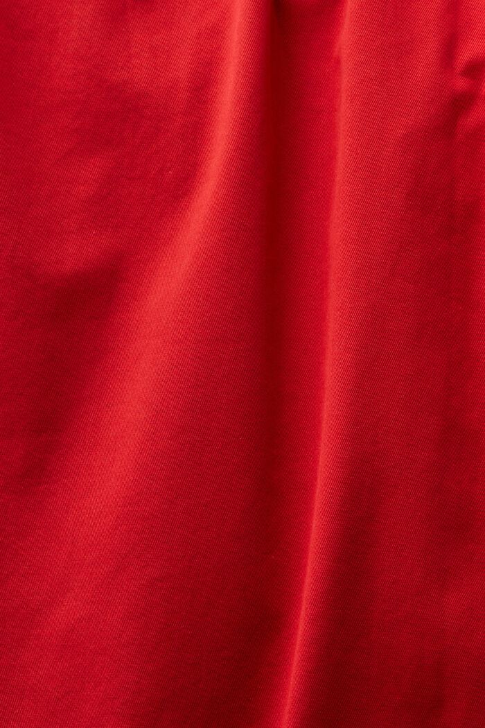 Chinosbyxa med vida ben, DARK RED, detail image number 5