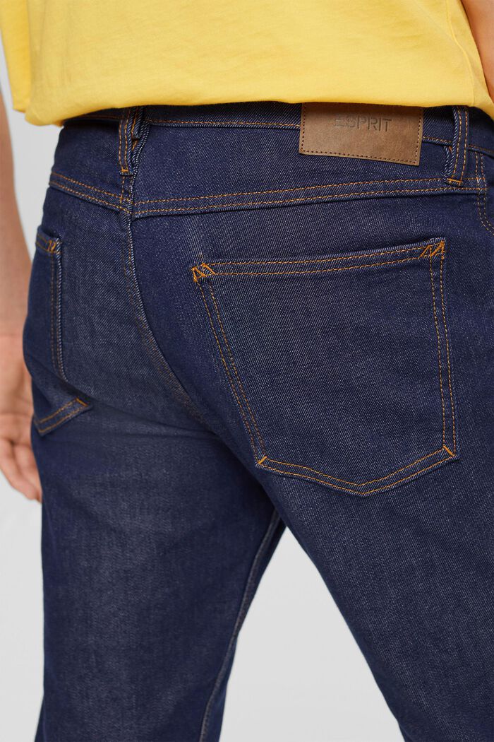 Stretchjeans med smal passform, BLUE RINSE, detail image number 4