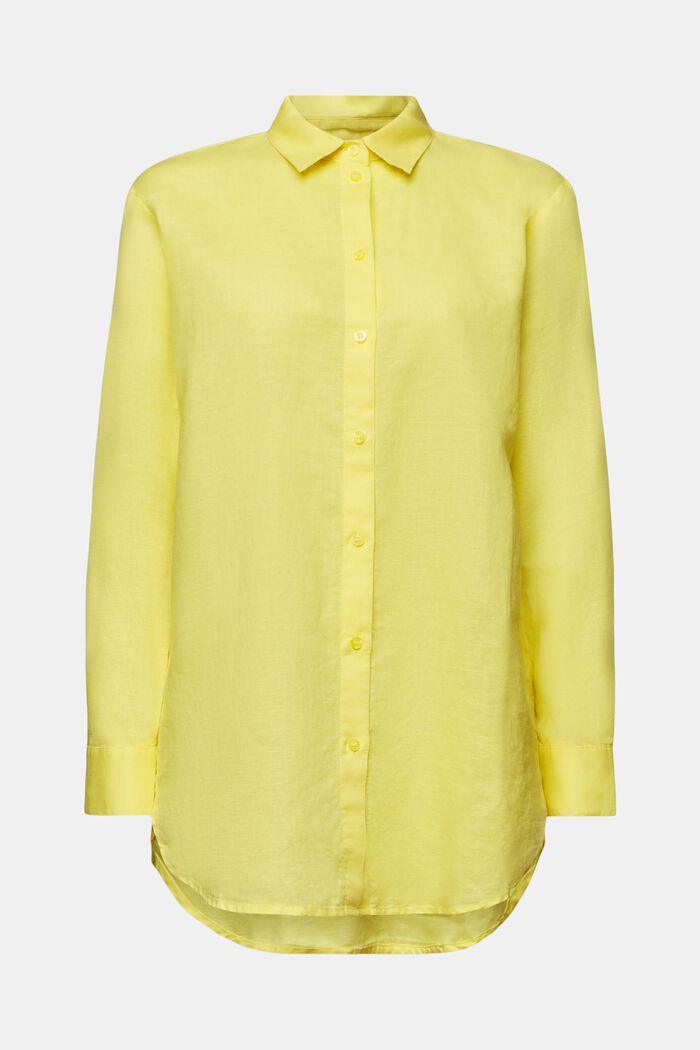 Blouses woven, PASTEL YELLOW, detail image number 6