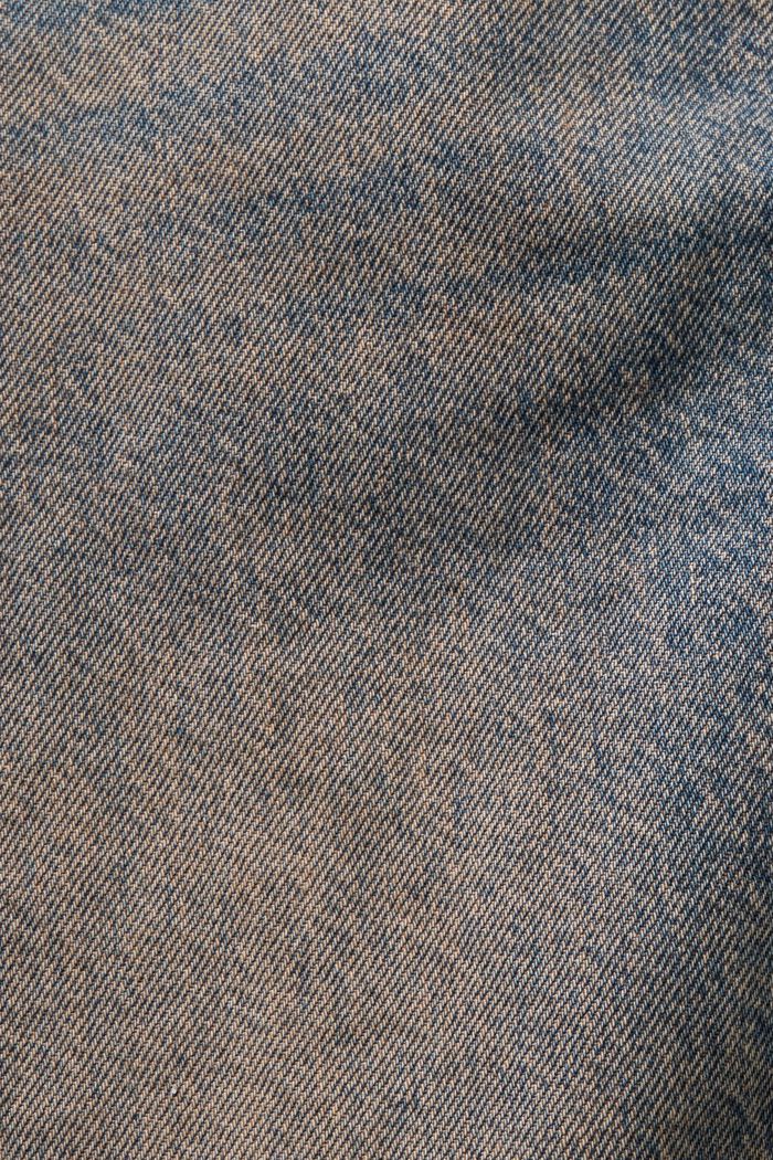Raka jeans med medelhög midja, BLUE LIGHT WASHED, detail image number 6