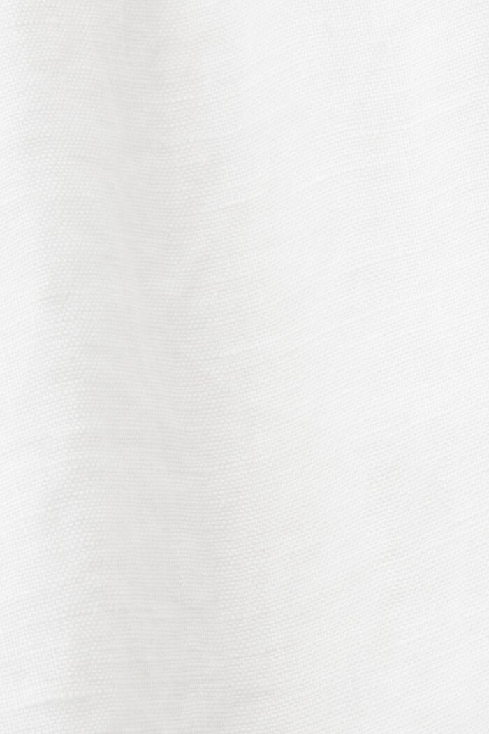 Omlottklänning, 100% linne, WHITE, detail image number 5