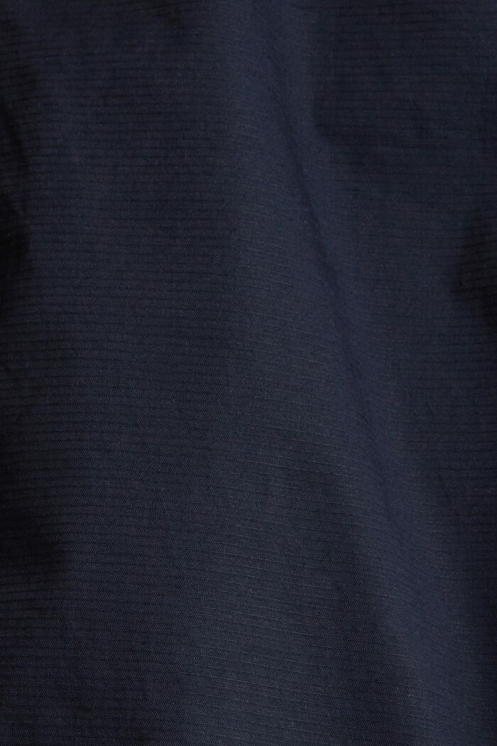 shorts med resårlinning, ekologisk bomull, NAVY, detail image number 4