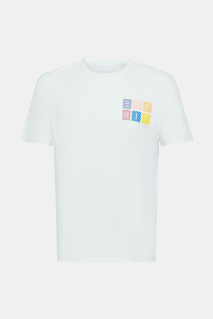 T-shirt i bomullsjersey med logo