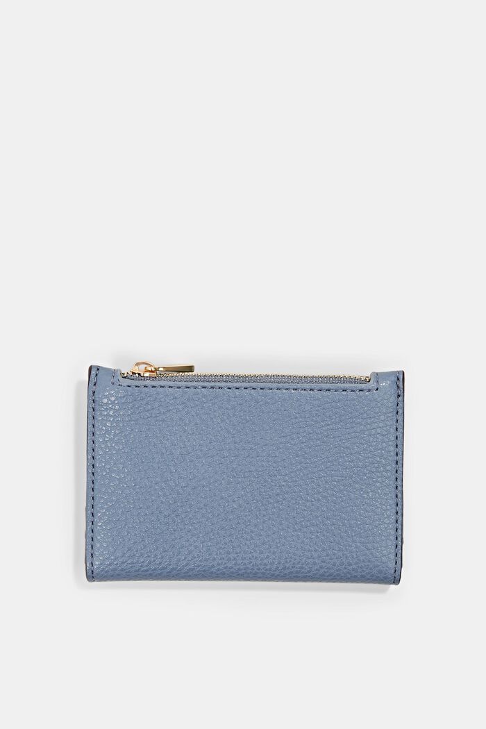 Vegansk: Liten plånbok i skinnlook, LIGHT BLUE, detail image number 2