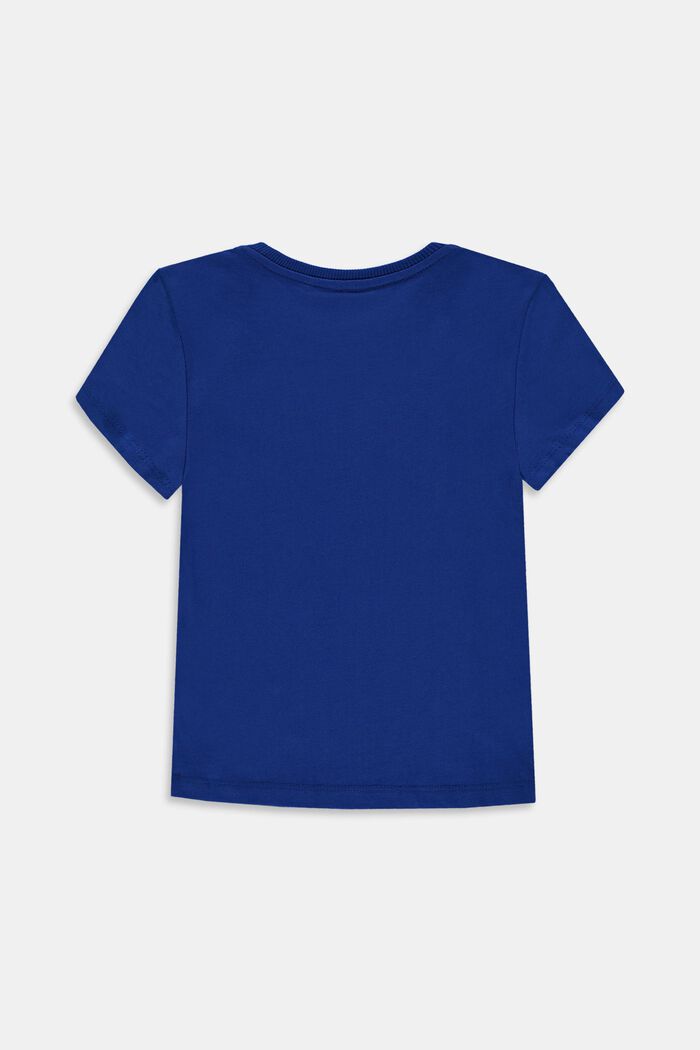 Logo-T-shirt i 100% bomull, BRIGHT BLUE, detail image number 1