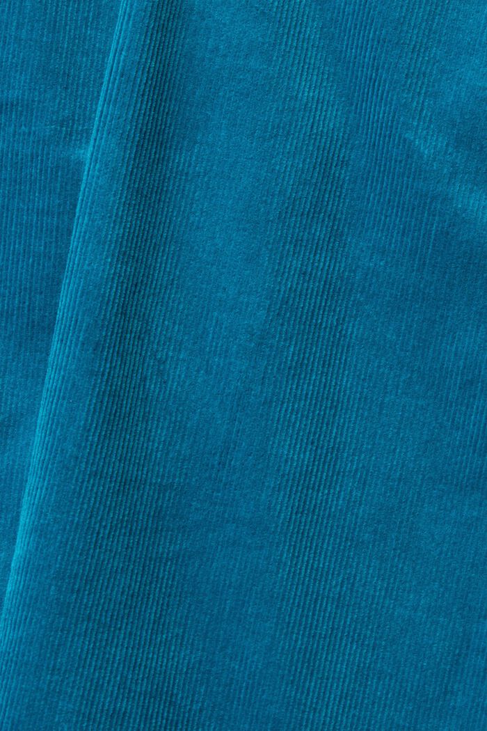 Byxa i smalspårig manchester, TEAL BLUE, detail image number 5