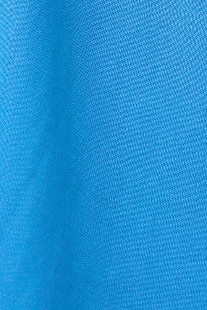 Ärmlös klänning med resår i kragen, BRIGHT BLUE, detail image number 5