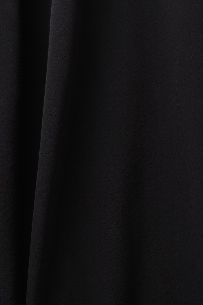 Skjortklänning med skärp, BLACK, detail image number 4