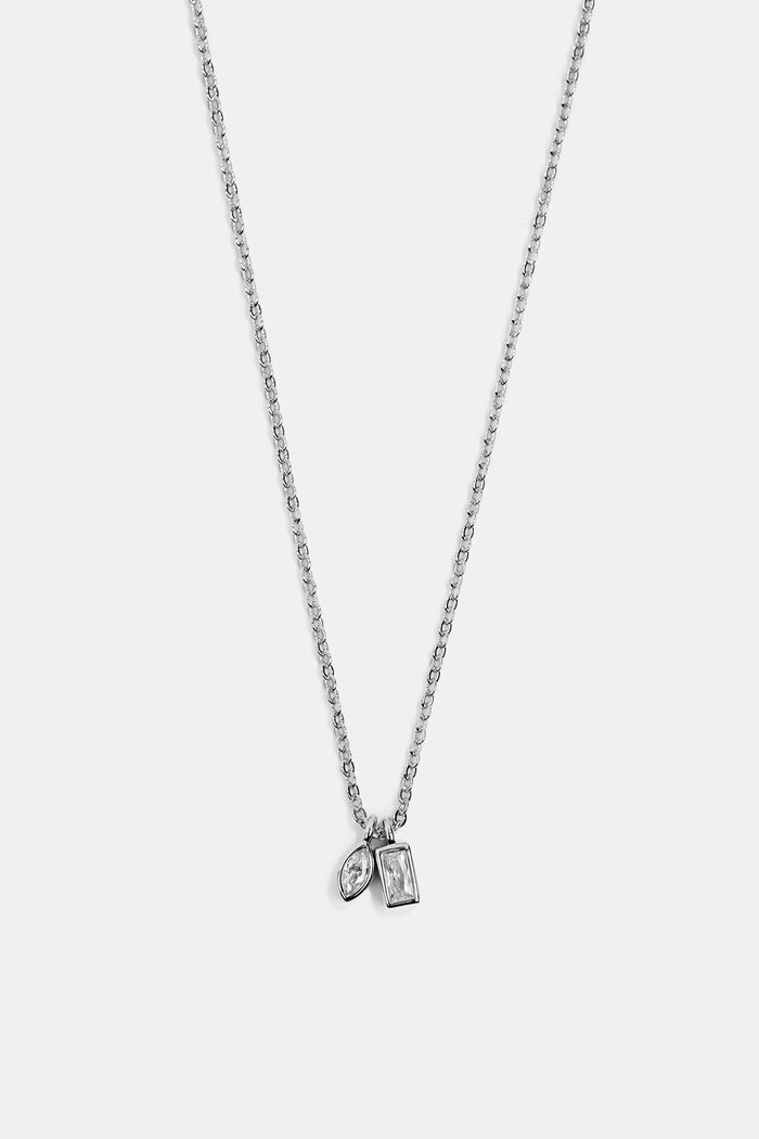 Halsband med två hängen, sterlingsilver, SILVER, detail image number 0