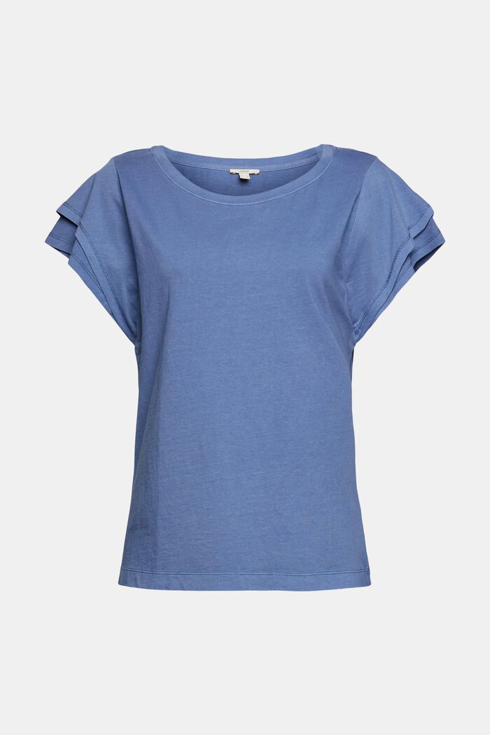 T-shirt i 100% ekologisk bomull, BLUE LAVENDER, overview