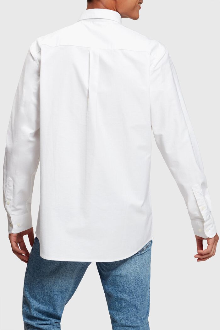 Oxfordskjorta i normal passform, WHITE, detail image number 1