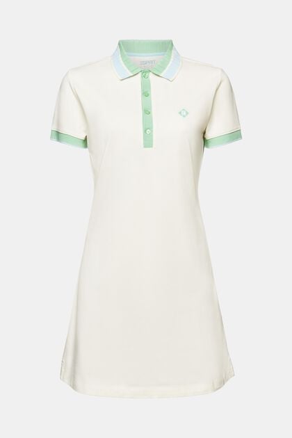 T-shirt-miniklänning med tenniskrage