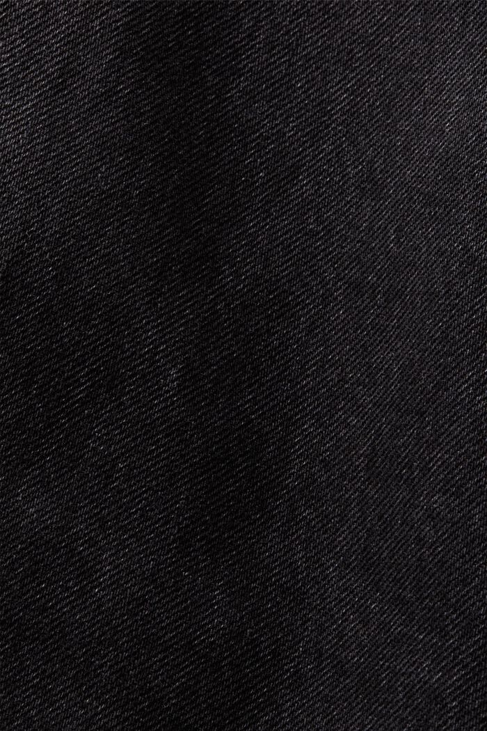 Jeanskjol i minilängd med asymmetrisk linning, BLACK MEDIUM WASHED, detail image number 7