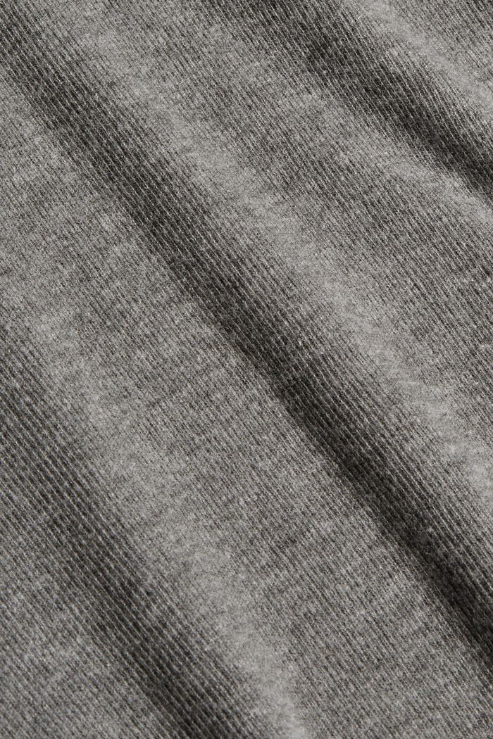 Sweatshirt i ekobomullsmix, GUNMETAL, detail image number 4