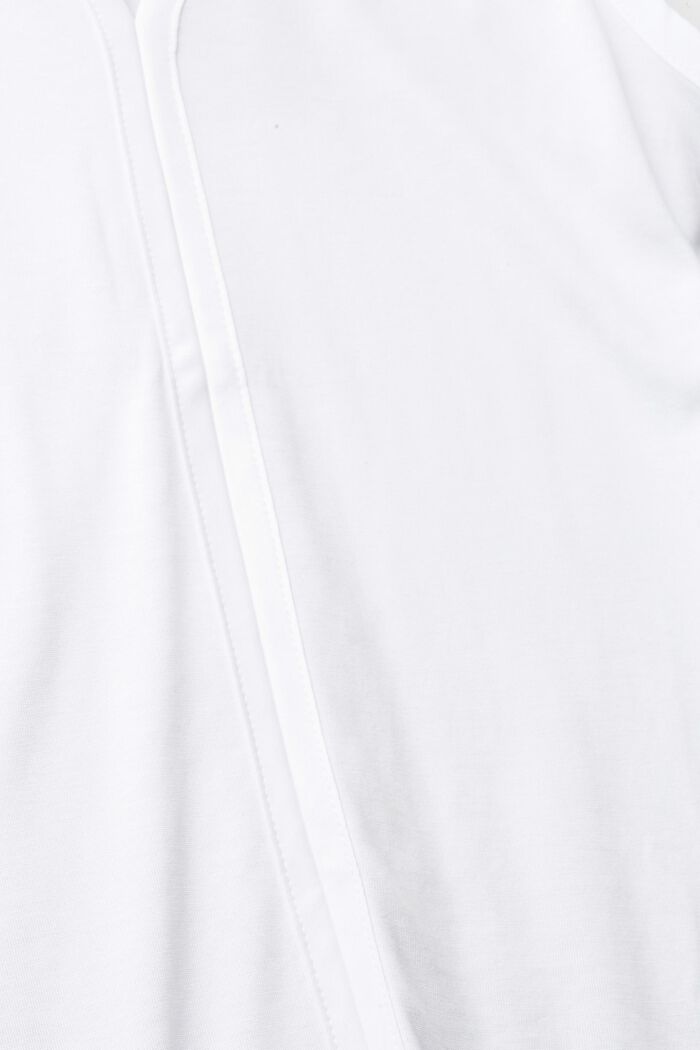 Av TENCEL™: linne med V-ringning, WHITE, detail image number 4